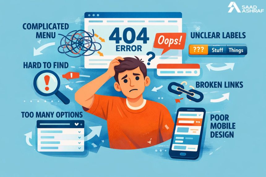 My Website Navigation Confusing