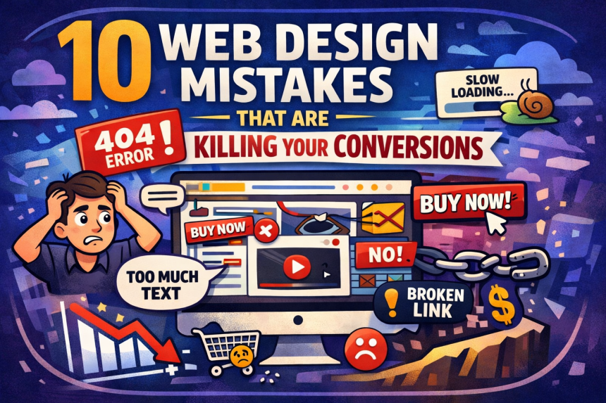 10 Web Design Mistakes That Are Killing Your Conversions