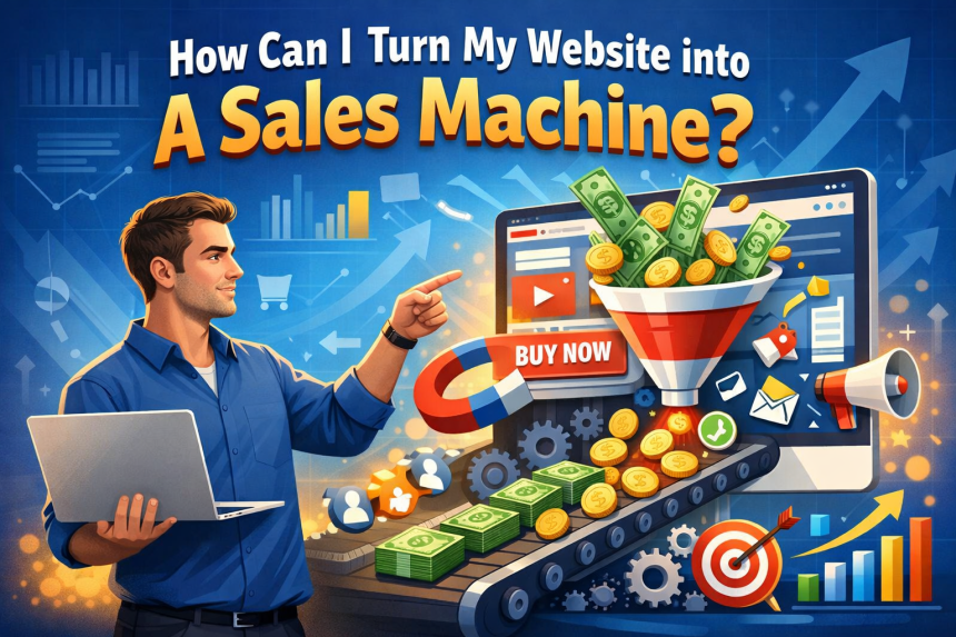 How Can I Turn My Website into A Sales Machine