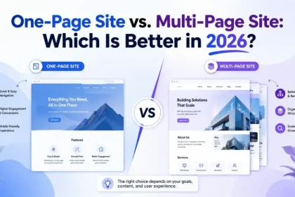 One-Page vs Multi-Page Website for Dubai Business