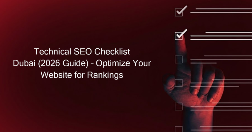 Technical SEO Checklist Dubai (2026 Guide)– Optimize Your Website for Rankings