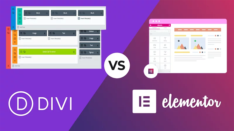 WordPress Elementor vs Divi