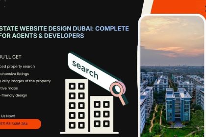 real estate website design Dubai