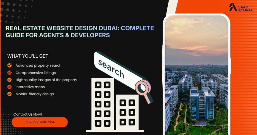 real estate website design Dubai