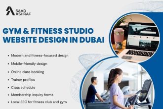 gym website design dubai