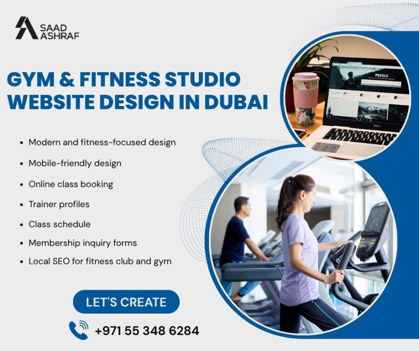 gym website design dubai