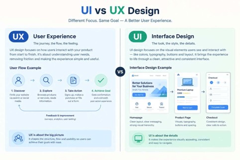 UI vs UX Design